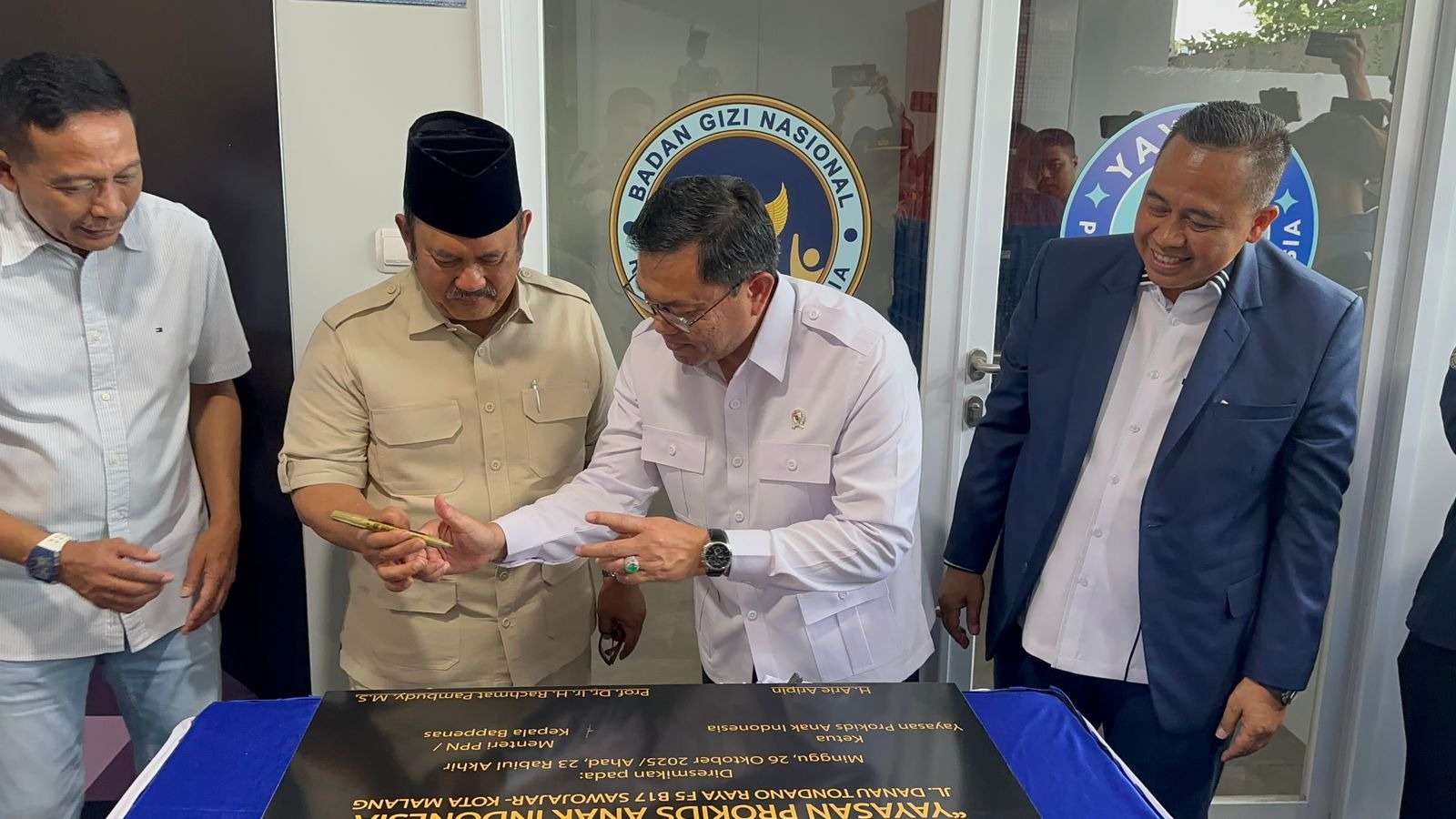 Wakil Kepala Badan Gizi Nasional Batang Hari (BGN Batang Hari) meninjau Satuan Pelayanan Pemenuhan Gizi (SPPG) Yayasan Prokids Anak Indonesia 